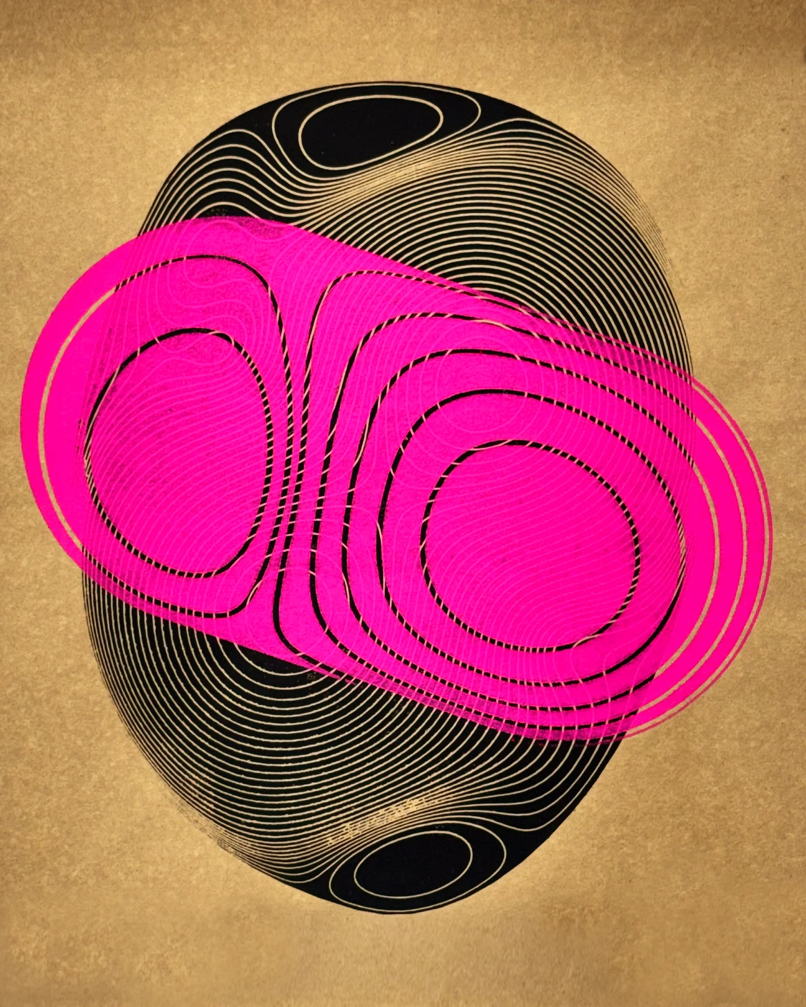 Douple B, Magenta Overlay